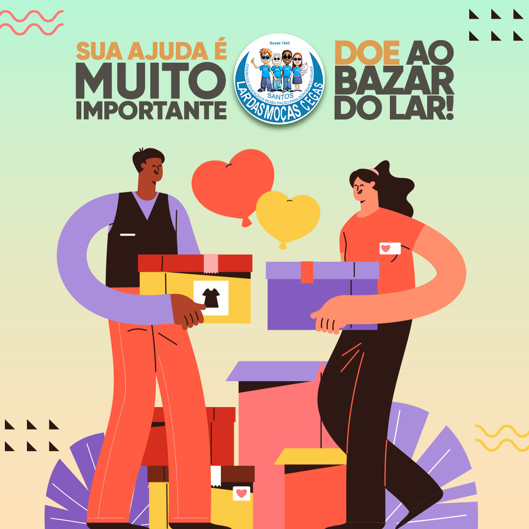 Ajude o nosso Bazar do Lar