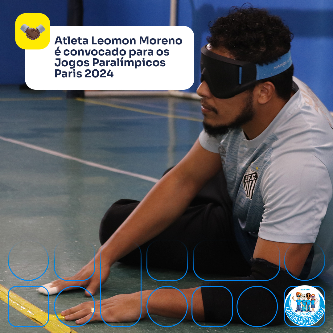 Atleta Leomon Moreno foi convocado para os Jogos Paralímpicos Paris 2024