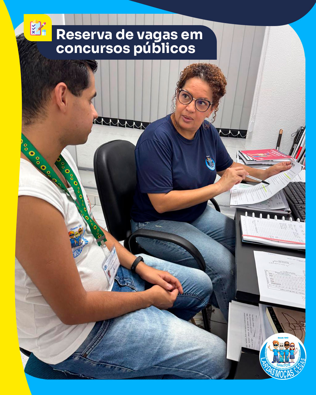 Vagas de concursos públicos para deficientes visuais