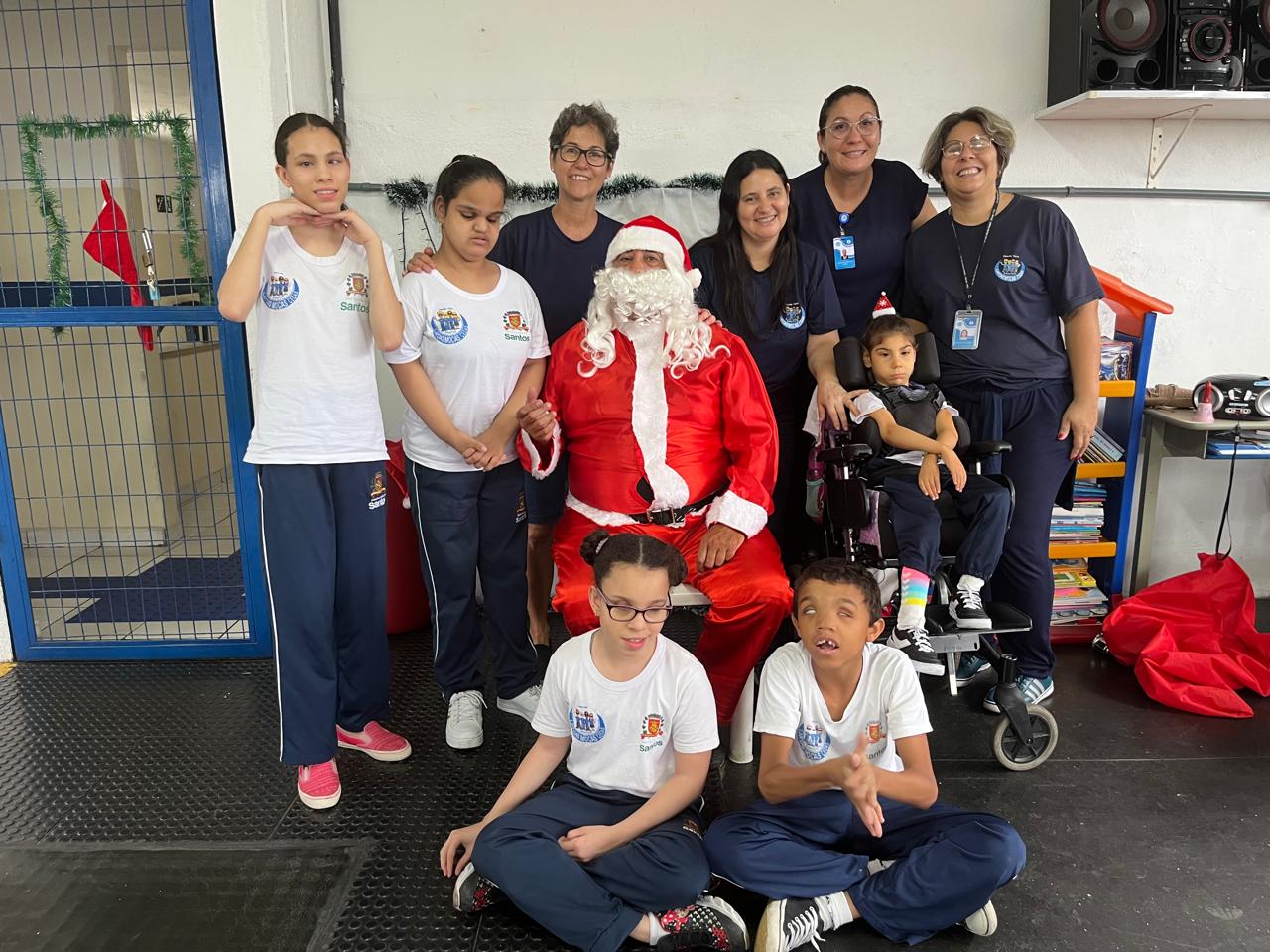 Festa de natal das crianças no LMC