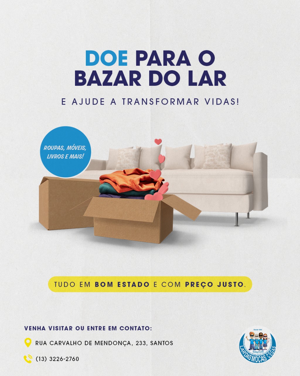 Ajude o Bazar do Lar