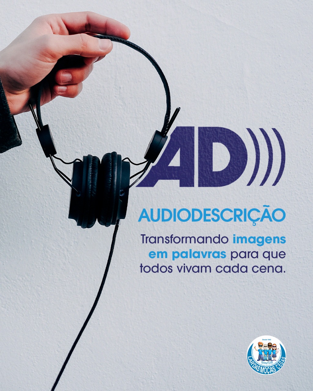 Você sabe a importância da audiodescrição para pessoas com deficiência visual?