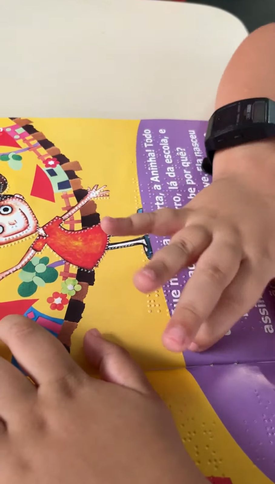 A magia dos livros sensoriais