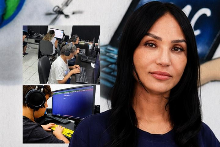 Como uma pessoa com dv usa o computador? Conheça nossas aulas de informática